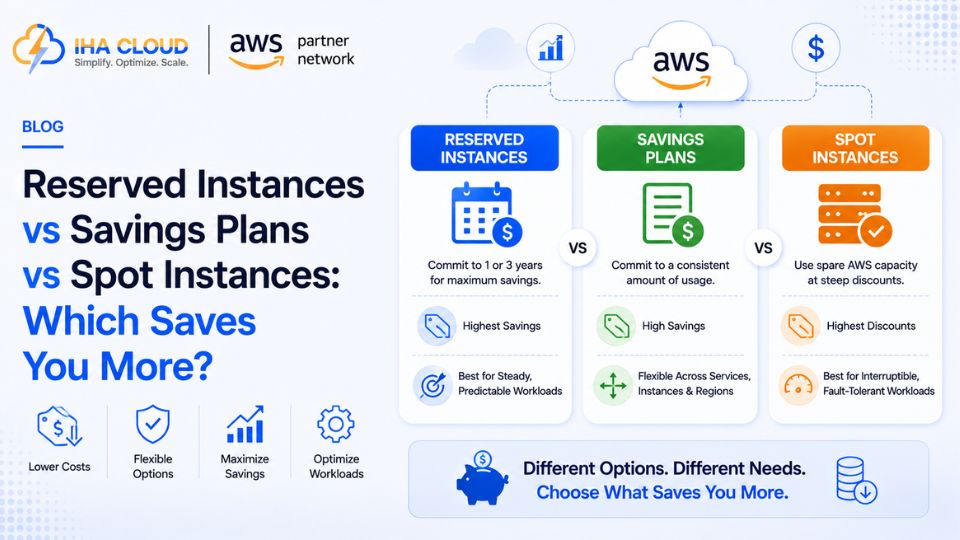 Reserved Instances vs Savings Plans vs Spot Instances